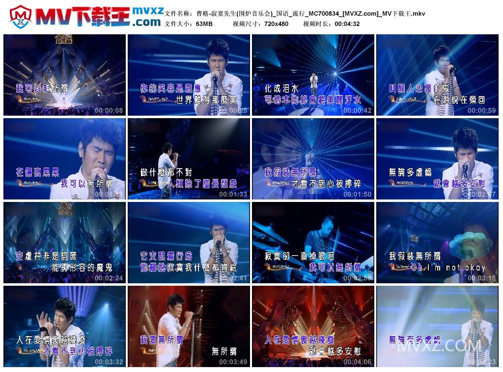 曹格-寂寞先生(围炉音乐会)_国语_流行_MC700834